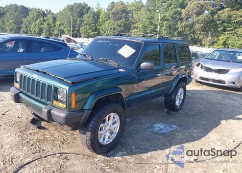 2000 Jeep Cherokee Sport from USA, damaged, VIN 1J4FF48S3YL128629